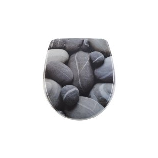 diaqua® WC-Sitz Nice Slow Down Stones 40.5 - 46 X 37.5 CM