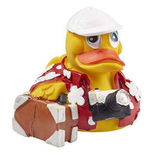 LANCO Badeente Urlaub gelb 8 X 8 X 9 CM