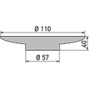 Seifenschale glasklar Ø 57 / 110 MM 40 MM