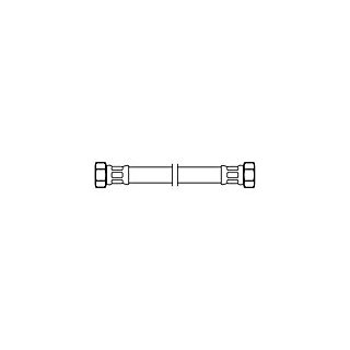 NEOFLEX® Panzerschlauch DN8 IG x IG 3/8 X 3/8 30 CM*