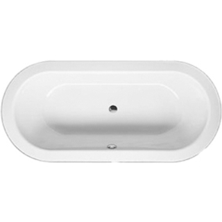 Oval-Badewanne Stahl-Email Bette STARLET OVAL 2680-000 1750x800x420 mm, weiss