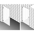 Tür 1-flg. Dusch-Design DIAMANT FLORA...