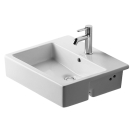 Halbeinbaubecken Duravit VERO 031455-00.1 weiss WonderGliss