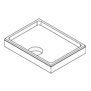 Brausetassenträger Rechteck Schedel MULTISTAR SD 94217 900x750 mm, zu DIAMANT MEMO