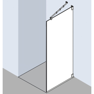 Seitenwand fest DIAMANT FILIA DIFI TWD (Mass lt. Skizze) Breite max. 1050 mm