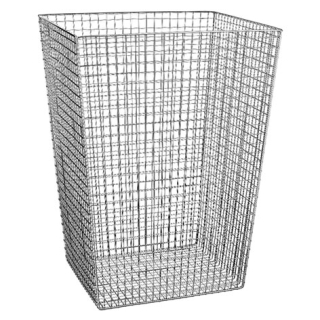 Drahtgitter-Papierkorb DIAMANT ONE PURE PU-261 Edelstahl elektrolytisch poliert