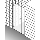 Nischentür 1-flg. o. Festfeld NTW Dusch-Design...