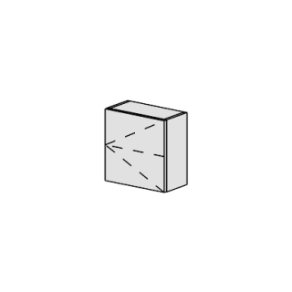 Spacio Cube 35 cm B: 35, H: 35, T: 17,8 cm