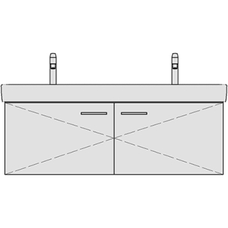 Unterbau MODERNA R ASINO 117,0 x 45,0 x 38,0 cm