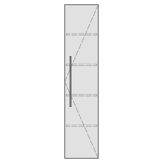 Hochschrank TORO 35,0 x 160,0 x 35,0 cm