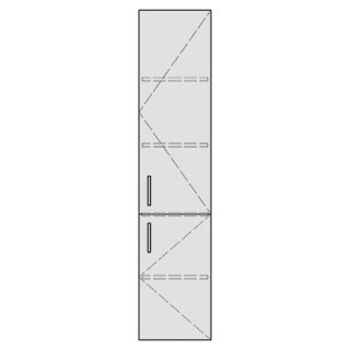 Hochschrank TORO 30,0-50,0 x 140,0-180,0 x