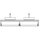 Waschtischmöbel RICCIO Abdeckung mit Unterbau