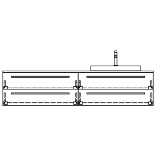 Unterbau VOLARE RANA AB 180,0 x 40,0 x 51,0 cm