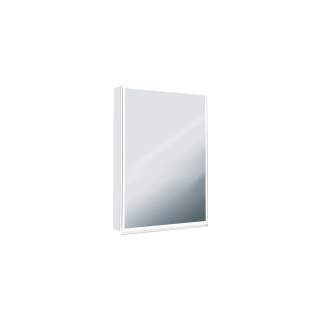 Spiegelschrank Alternaquattro luci LED, 50 cm, BRDoppelspiegeltüreAluminiumprofil