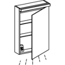SpiegelschrankAlterna format LED plusmit...