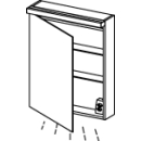SpiegelschrankAlterna format LED plusmit...