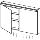 SpiegelschrankAlterna format LED plusmit...