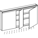 SpiegelschrankAlterna format LED plusmit...