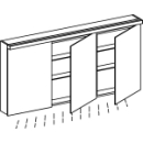 SpiegelschrankAlterna format LED plusmit...