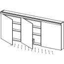 SpiegelschrankAlterna format LED plusmit...