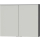 OPTIMA X LED-Spiegelschrank 2 türig 800x658x168mm, grau lackmatt