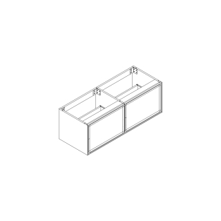 Waschtischmöbel Alternaelena plus, Breite 115,7 cmHöhe 45 cmTiefe 44,6 cm