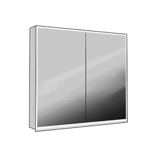 Spiegelschrank ILLUMINATO 80 x 71,5 x 12,5 cm